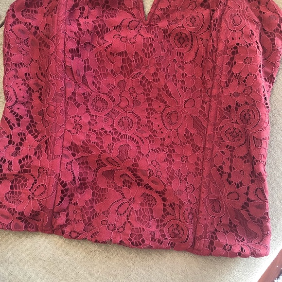 NWT Anthropologie Porridge Clothing Tube Top in Wine Color - Picture 6 of 10